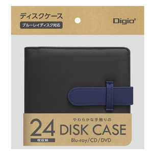 ナカバヤシ Blu-ray対応ディスクケース 24枚収納 BD09224BK