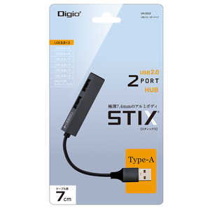 ʥХ䥷 USB-Aϥ STIX(Chrome/Mac/Windows11б) 졼 [Хѥ /2ݡ /USB2.0б] UH-2532GY