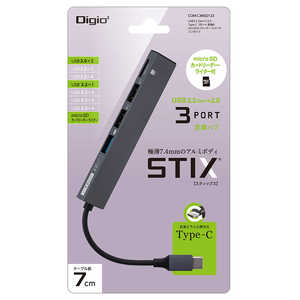 ʥХ䥷 USBϥ STIX TypeC ɥ꡼ ΥХѥ /3ݡ /USB 3.2 Gen1б COMC3MSD123GY