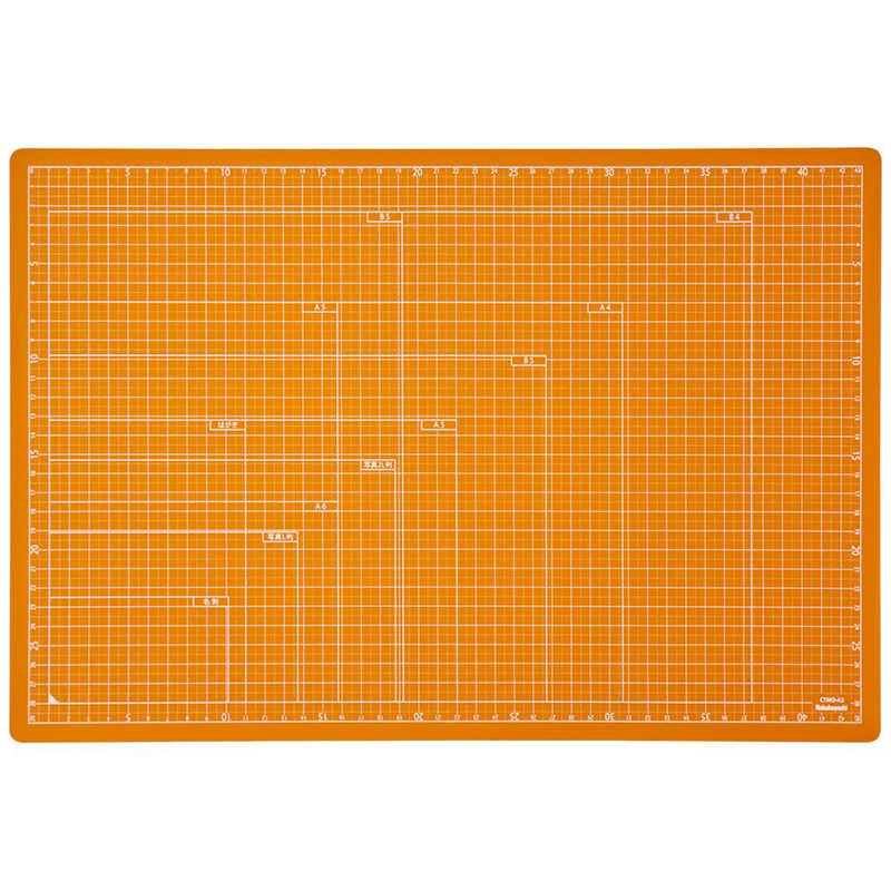 ナカバヤシ 折りたたみカッティングマットA3 オレンジ CTMOA3OR の通販 | カテゴリ：インテリア・雑貨・寝具 | ナカバヤシ  家電通販のコジマネット - 全品代引き手数料無料