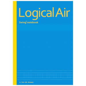 ナカバヤシ ロジカルエアー(軽量ノート) ブルー (B5･A罫(7mm)･30枚) ノ-B546AB