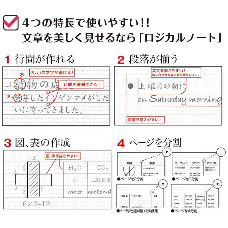 ナカバヤシ ナカバヤシ ロジカル･エアー 軽量ルーズリーフ(B5･B罫･100枚) LLB504B LLB504B