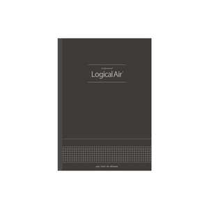 ナカバヤシ ロジカル・エアーノート ビジネスユース 5ミリ方眼A4 80枚/ブラック ノA405SD ナカバヤシ ロジカル・エアーノート ビジネスユース 5ミリ方眼A4 80枚/ブラック ノA405SD