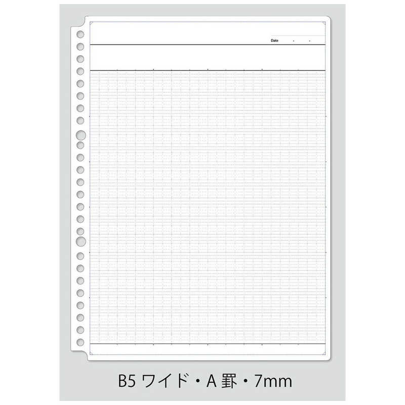 ナカバヤシ ナカバヤシ ロジカル はれるんワイドリーフB5A罫  LLB507WA LLB507WA