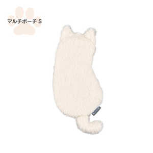 ナカバヤシ ねこのせ マルチポーチ S シロペルシャ NNS-MP01WH
