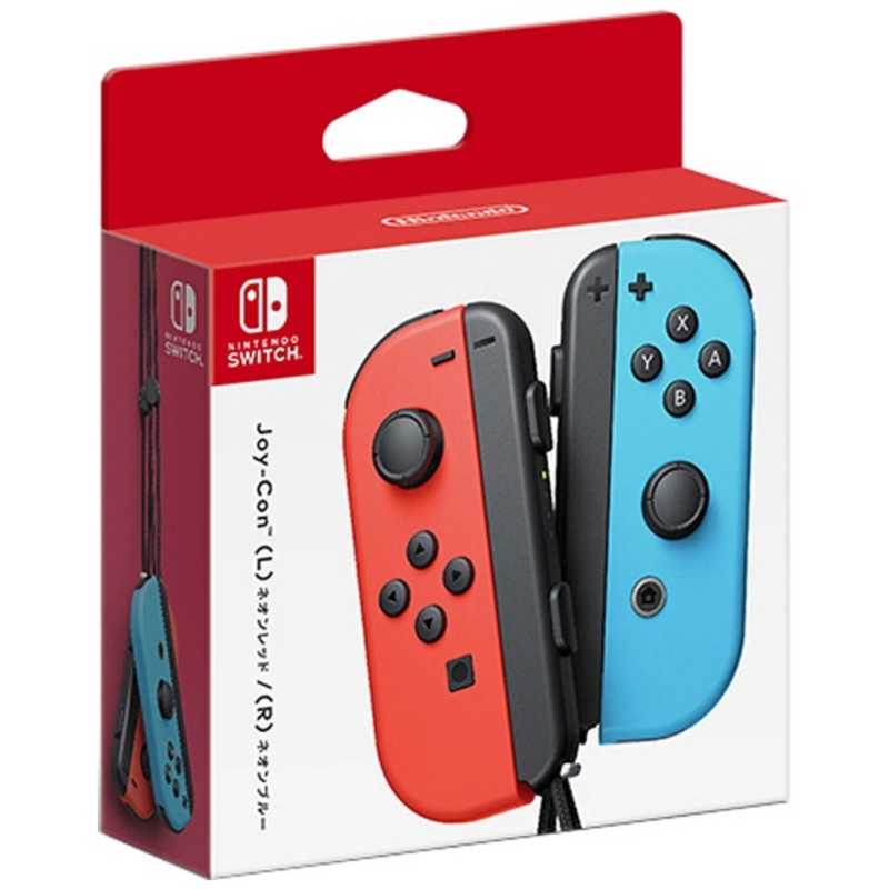 任天堂　Nintendo 任天堂　Nintendo 【純正】Joy-Con(L)/(R)［Switch］　(L)ネオンレッド/（R)ネオンブルー HAC-A-JAEAA HAC-A-JAEAA