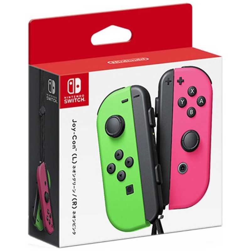 任天堂　Nintendo 任天堂　Nintendo 【純正】Joy-Con(L)/(R)［Switch］　(L)ネオングリーン/（R)ネオンピンク Joy-Con(L) ネオングリｰン/(R) ネオンピンク Joy-Con(L) ネオングリｰン/(R) ネオンピンク