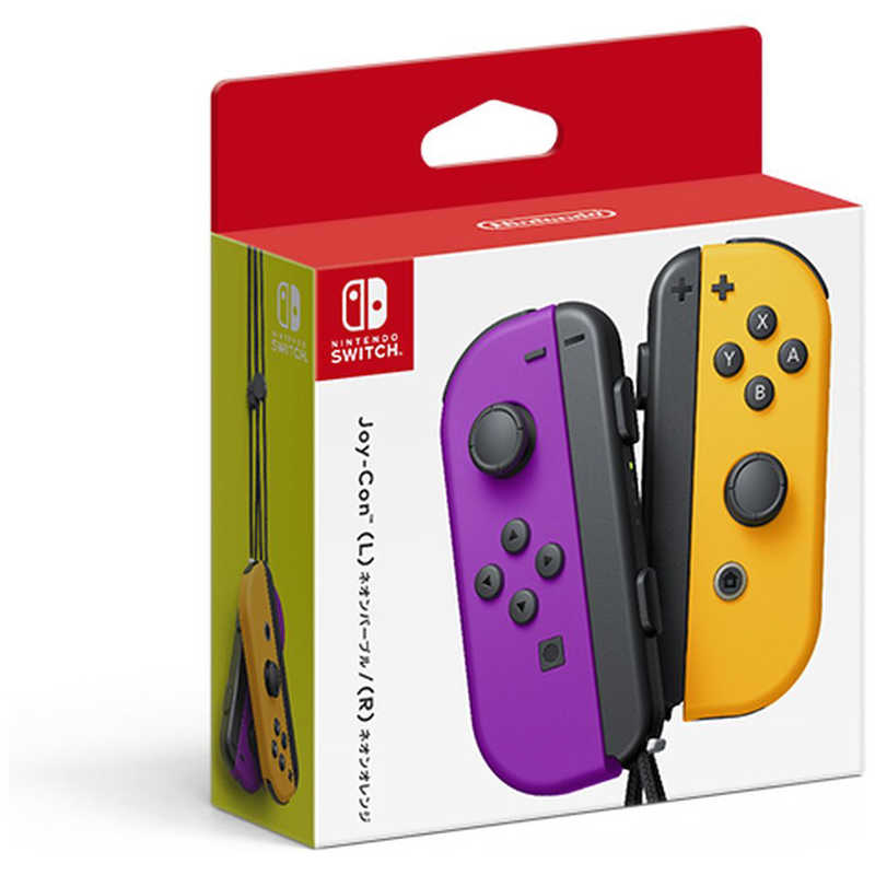 任天堂　Nintendo 任天堂　Nintendo 【純正】Joy-Con(L)/(R)［Switch］(L)ネオンパープル/（R)ネオンオレンジ  