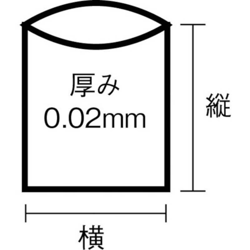 日本サニパック 日本サニパック スタンダートポリ袋8号(0.02)透明100枚 LT08_ LT08_