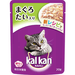 マースジャパンリミテッド カルカン(kalkan) パウチ まぐろ たい入り (70g)