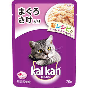 マースジャパンリミテッド カルカン(kalkan) パウチ まぐろ さけ入り (70g)