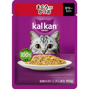 マースジャパンリミテッド 猫のごはん カルカンパウチまぐろ入りかつお60g 
