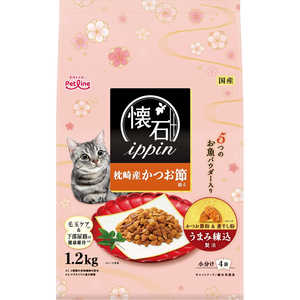 ペットライン 懐石ippin 枕崎産かつお節添え 1.2kg(300g×4袋)