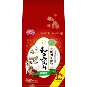 ペットライン JPスタイル和の究み 小粒 低脂肪 1歳から 3kg(500g×6) ペットライン JPスタイル和の究み 小粒 低脂肪 1歳から 3kg(500g×6)