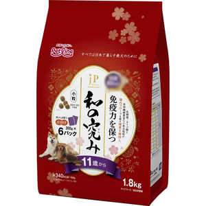 ペットライン JPスタイル和の究み 小粒 11歳から 1.8kg(300g×6) ペットライン JPスタイル和の究み 小粒 11歳から 1.8kg(300g×6)