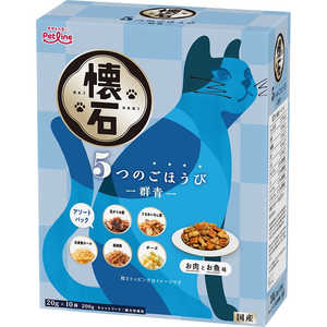 ペットライン 懐石 5つのごほうび 群青 200g ペットライン 懐石 5つのごほうび 群青 200g