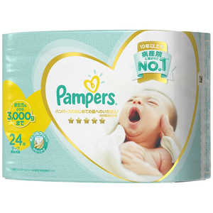 P & G Pampers(パンパース) はじめての肌へのいちばん テープ 新生児(お誕生-3000g) 24枚 新生児小さ パンパスハダイチSJシンセイジ