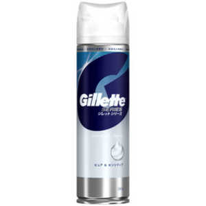 ＜コジマ＞ Gillette(ジレット)シェービングフォーム ピュア&センシティブ (245g)〔シェービングジェル・フォーム〕 ジレットシェービングフォームピュ画像