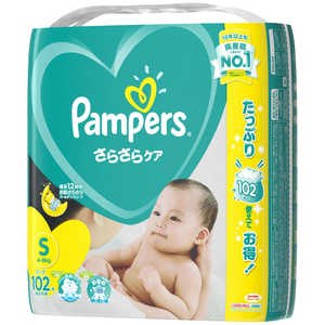 P & G Pampers(パンパース) さらさらケア テープ Sサイズ(4kg-8kg) 102枚〔おむつ〕 パンパースSケアTUJS102