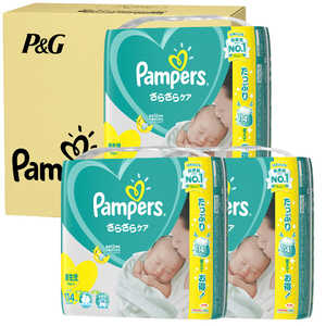 P & G 【ケース販売】Pampers（パンパース）さらさらケア テープ / ウルトラジャンボ 新生児 114枚 （5kgまで）×3コ ケース サラサラケアNB114ケ