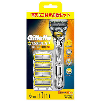 【色:なし_サイズ:1個(x1)】Gillette プロシールド 電動タイプ カ