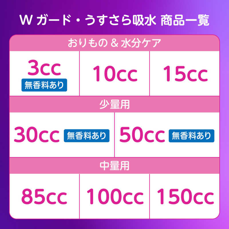 ウィスパー うすさらエアリー 女性用 吸水ケア 15cc おりもの＆水分ケア(32枚入*3袋セット)