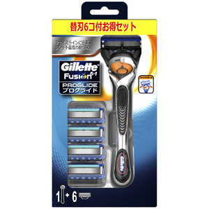 ジレット ジレット(Gillette) フュージョン プログライド 本体 + 替刃 (6個)付 