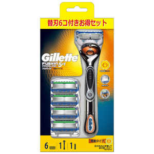 ジレット ジレット(Gillette) フュージョン プログライド 電動タイプ 本体 + 替刃 (6個)付 