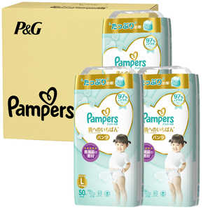 P & G Pampers (パンパース)肌へのいちばんパンツ / ウルトラジャンボ L 50枚 (9-14kg)×3コ ケース ハダイチパンツUJL50ケ