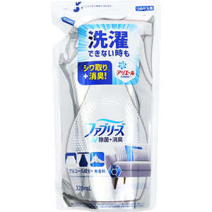 P＆G ファブリーズ W除菌 無香料 アルコール成分入り 詰め替え用 (320ml)