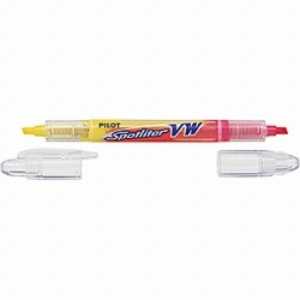 パイロット スポットライターVW(水性顔料・太字/細字)イエロー & ピンク SVW‐15SL‐YP パイロット スポットライターVW(水性顔料・太字/細字)イエロー & ピンク SVW‐15SL‐YP