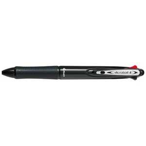 パイロット アクロボール4 細字 ブラック(ボール径:0.7mm、インキ色:黒・赤・青・緑) BKAB-45F-BK パイロット アクロボール4 細字 ブラック(ボール径:0.7mm、インキ色:黒・赤・青・緑) BKAB-45F-BK