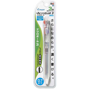 パイロット 多色ボールペン アクロボール3 0.7mm パック入 透明ボディ P-BKAB40FNCC パイロット 多色ボールペン アクロボール3 0.7mm パック入 透明ボディ P-BKAB40FNCC