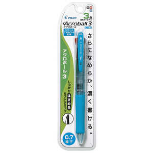 パイロット 多色ボールペン アクロボール3 0.7mm パック入 クリアソフトブルー P-BKAB40FCSL パイロット 多色ボールペン アクロボール3 0.7mm パック入 クリアソフトブルー P-BKAB40FCSL