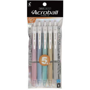 パイロット 油性ボールペン アクロボールT05mm B 5本パック PBAB75EFT5PB パイロット 油性ボールペン アクロボールT05mm B 5本パック PBAB75EFT5PB