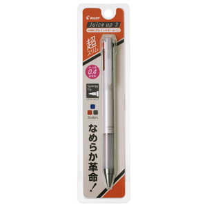 パイロット 多色ボールペン ジュースアップ3 0.4mm パック入 ホワイト P-LKJP-50S4-W パイロット 多色ボールペン ジュースアップ3 0.4mm パック入 ホワイト P-LKJP-50S4-W