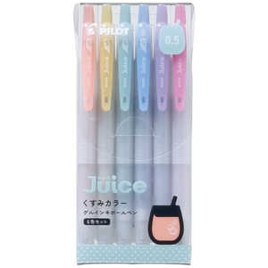 パイロット ゲルインキボールペン ジュース 0.5mm くすみ6色セット LJU156CKU パイロット ゲルインキボールペン ジュース 0.5mm くすみ6色セット LJU156CKU