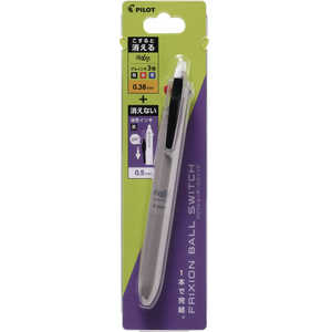 パイロット パック フリクションボールスイッチ 3色0.38mm＋油性ボールペン0.5mm モカ PLB31FBS1MO