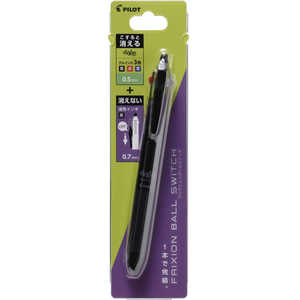 パイロット パック フリクションボールスイッチ 3色0.5mm＋油性ボールペン0.7mm ブラック PLB31FBS2B
