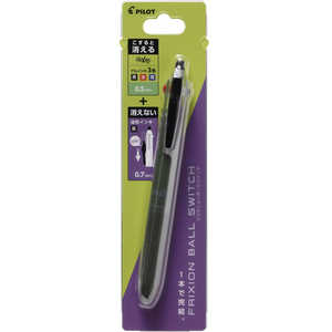 パイロット パック フリクションボールスイッチ 3色0.5mm＋油性ボールペン0.7mm オリーブ PLB31FBS2OL