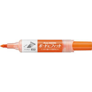 ぺんてる ホワイトボードマーカーボードにフィット太字 橙 橙 EMWL5BFF ぺんてる ホワイトボードマーカーボードにフィット太字 橙 橙 EMWL5BFF