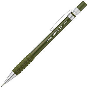ぺんてる AMAINシャープペン1.3mm モスグリーン AM13-D