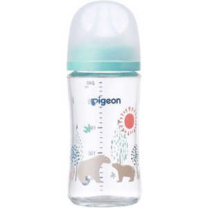 ピジョン 母乳実感 哺乳びん(耐熱ガラス製)240mL(Bear) ピジョン 母乳実感 哺乳びん(耐熱ガラス製)240mL(Bear)