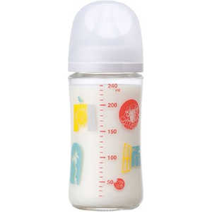 ピジョン 母乳実感 哺乳びん(耐熱ガラス製)240mL(Zoo) ピジョン 母乳実感 哺乳びん(耐熱ガラス製)240mL(Zoo)