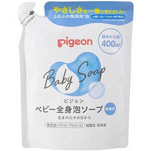 ピジョン ベビー全身泡ソープ 詰めかえ用 400mL ゼンシンアワソープカエ400ML