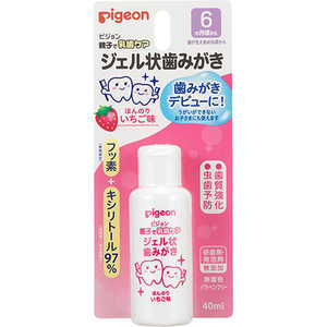 ピジョン ジェル状歯みがき いちご味 40ml ピジョン ジェル状歯みがき いちご味 40ml