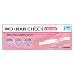 不二ラテックス 【第2類医薬品】 ウー・マン チェック WO＋MAN CHECK(2回用) 