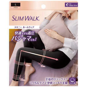 ピップ SLIM WALK(スリムウォーク)スキニールームウェア BK L 