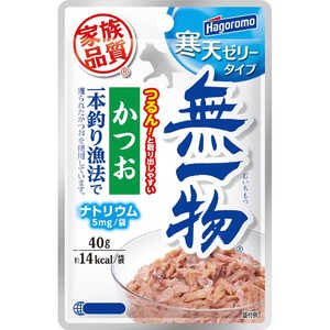 はごろもフーズ 無一物寒天ゼリーパウチ かつお 一本釣り漁法 40g 