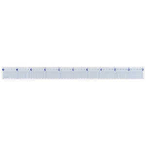 レイメイ藤井 レイメイ すべらないカッティング定規(50cm)目盛り付 ACJ1000